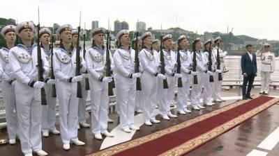 Новости на "России 24". День ВМФ: как прошел парад во Владивостоке и на Камчатке