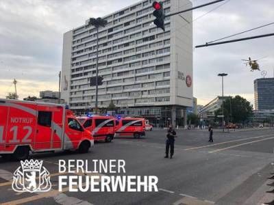 Автомобиль врезался в Берлине в воскресенье утром в группу пешеходов в районе Шарлоттенбург