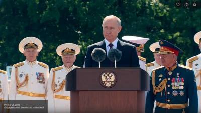 Путин: служба на море требует стального духа и дисциплины