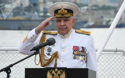 День Военно-морского флота отметили в Приморье - адмирал Сергей Авакянц произнес речь