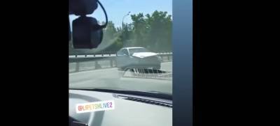 “Шевроле Лачетти” столкнулась с фурой на трассе М-4 (видео)