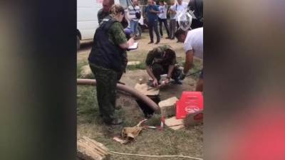 СК показал кадры с места обнаружения тела ребенка в Крыму