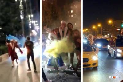 В Екатеринбурге оштрафовали блогеров за автопробег в новогодних костюмах
