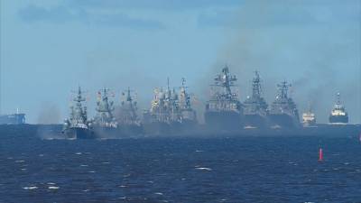 Главный Военно-морской парад в Петербурге — как это было.
