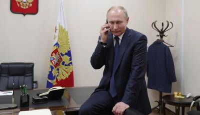 В Кремле сообщили о телефонном разговоре Путина с Зеленским