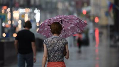МЧС предупредило о дожде с грозой и сильным ветром в Подмосковье