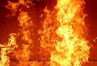 В Ломоносовском районе мужчина пострадал после пожара в бане
