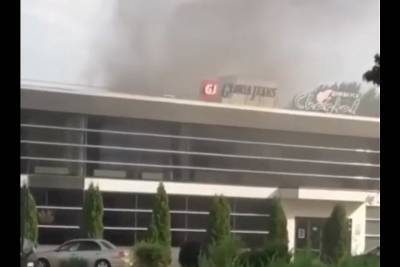 В Краснодарском крае из-за пожара в ресторане эвакуировали сто человек