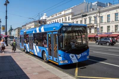В трамваях и троллейбусах Петербурга появятся кнопки вызова Росгвардии