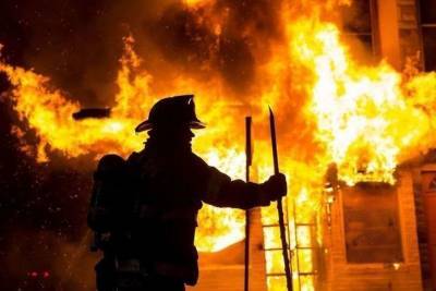 При сильном пожаре в деревне в Тверской области сгорел мужчина