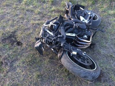 Два воронежских подростка попали в больницу после падения с мотоцикла