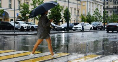 В Москве в середине недели ожидаются сильные дожди