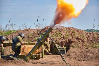Накануне перемирия ВСУ обстреляли ДНР 120-мм минометами