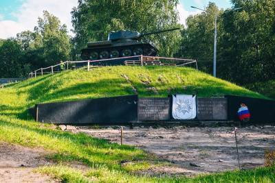 Мемориал «Танк Т-34» на въезде в Смоленск отремонтируют к 1 сентября