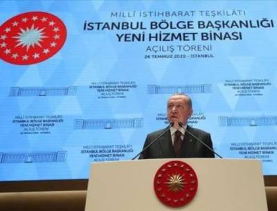 Разведка превратит Турцию в мощное и сильное государство - Эрдоган