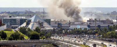 В центре Казани вспыхнул пожар в доходном доме купца Соболева