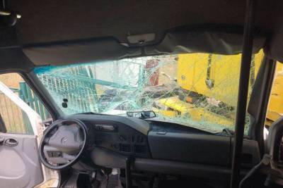На Винничине маршрутное такси влетело в грузовик из-за нападения на водителя