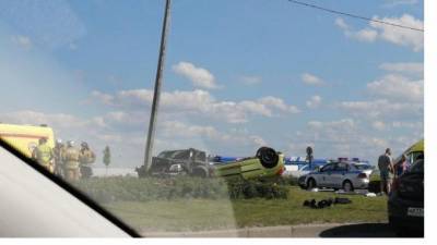 Появились подробности аварии на Пулковском шоссе