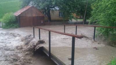 На Закарпатье разлились реки и снова подтопили села