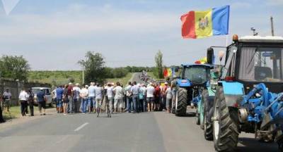 Молдавских фермеров на протест подбила оппозиция