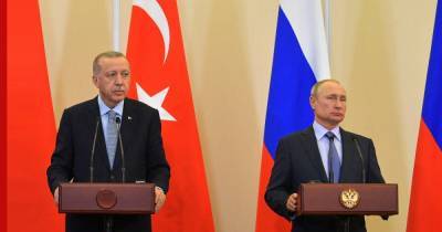 Путин и Эрдоган обсудили ситуацию на границе Армении и Азербайджана