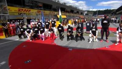 Пилотов "Формулы-1" обяжут участвовать в антирасистской акции на Гран-при Великобритании