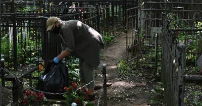 Москвич умер на могиле отца