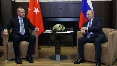 Эрдоган и Путин обсудили эскалацию на границе Азербайджана и Армении