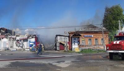 В Тушне сгорели магазин и почта