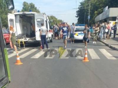 На «зебре» в Харькове водитель иномарки сбил 9-летнего мальчика