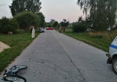 В Ухоловском районе восьмилетний велосипедист влете в мотоцикл