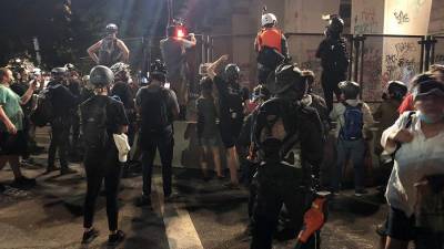 Более 70 человек задержали в ходе беспорядков в Портленде