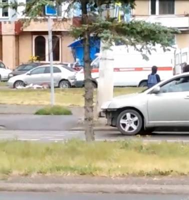 В Кузбассе подросток на мотоцикле врезался в автомобиль