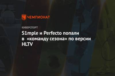 S1mple и Perfecto попали в «команду сезона» по версии HLTV