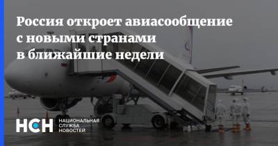 Россия откроет авиасообщение с новыми странами в ближайшие недели