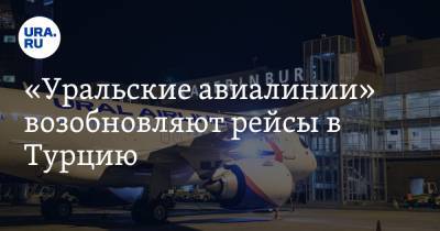 «Уральские авиалинии» возобновляют рейсы в Турцию