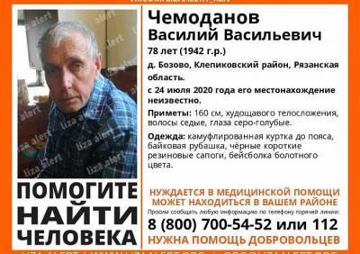 В Клепиковском районе пропал 78-летний пенсионер