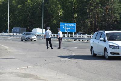 В МВД рассказали подробности ареста шести автомобилей на трассе Кемерово — Ленинск-Кузнецкий
