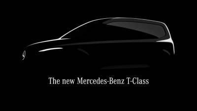 В Сети показали тизер минивэна Mercedes-Benz T-Class