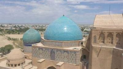Реставрацию купола мавзолея Ходжи Ахмеда Яссауи завершили в Туркестане. Исторический облик сохранён - informburo.kz - Туркестан - Туркестан