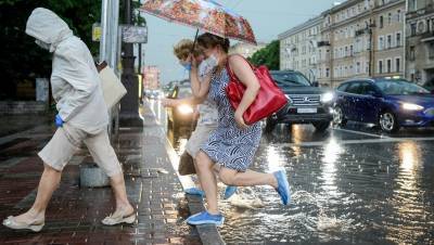 В Петербурге вновь ожидаются ливни
