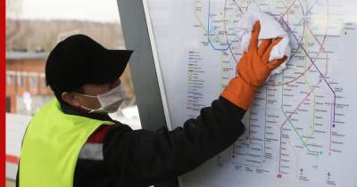 В московском метро проверяют наличие масок и перчаток