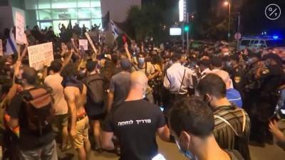 СМИ сообщили о нападениях на участников акции протеста в Тель-Авиве
