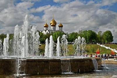 Ярославские фонтаны будут работать по выходным и праздникам