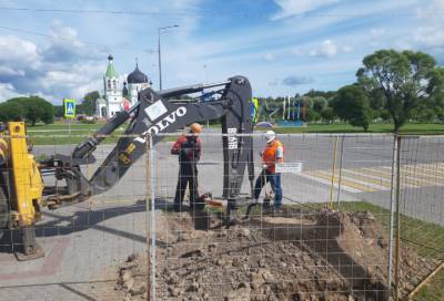 В Сланцах начался капитальный ремонт городского водопровода