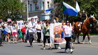 В Комсомольске-на-Амуре задержаны участники митинга в защиту Фургала