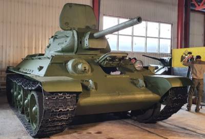 Во Всеволожске восстановили уникальный танк времен Великой Отечественной войны