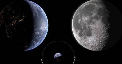 Планетолог создал 4K видео, как Луна и Земля «видят» друг друга