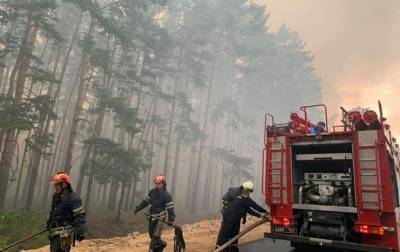 Убытки от пожара на Луганщине составляют около пяти миллиардов