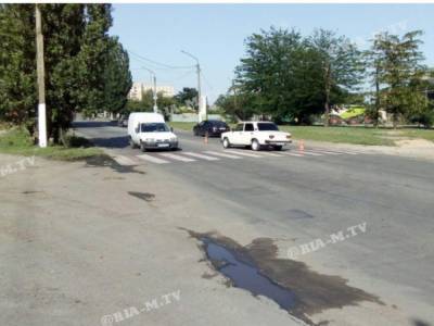 ДТП в Мелитополе: на переходе водитель ВАЗ сбил мужчину